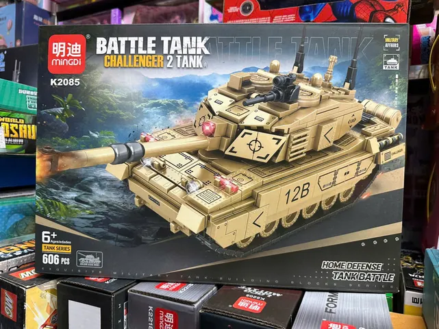 Bộ lắp ráp mô hình xe tăng MINGDI K2085 CHALLENGER 2 TANK BATTLE giúp trẻ phát triển tư duy sáng tạo và khả năng khéo léo