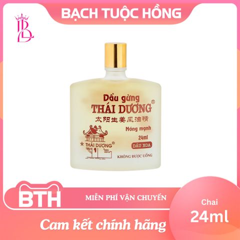 Dầu Gừng Thái Dương Giảm Đau Đầu, Đau Lưng, Đau Dây Thần Kinh - Dạng Xoa (24ml, 6ml)