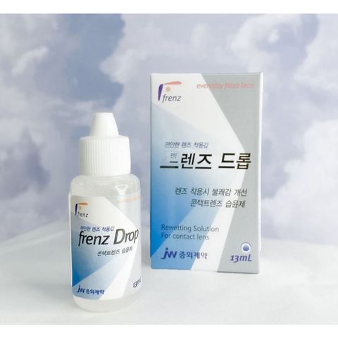 Combo Nước Ngâm Lens 150ml & Nước Nhỏ Mắt Frenz Drop B5 13ml - Duy Trì Độ Ẩm Và Sự Thoải Mái Cho Kính Áp Tròng Mềm