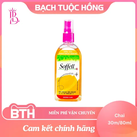 Xịt xua muỗi Soffell hương hoa - Chính hãng, hiệu quả trong 10 giờ, dưỡng ẩm da, an toàn cho mọi người, tiện lợi mang theo