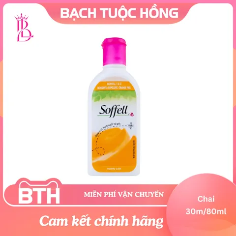 Xịt xua muỗi Soffell hương hoa - Chính hãng, hiệu quả trong 10 giờ, dưỡng ẩm da, an toàn cho mọi người, tiện lợi mang theo