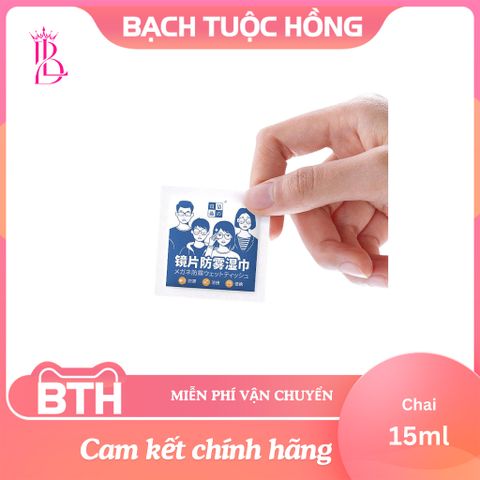 Nước mắt nhân tạo Santen Softtear 15ml - Dưỡng ẩm mắt, tặng khăn lau kính nano Nhật Bản chống tĩnh điện và bảo vệ ống kính