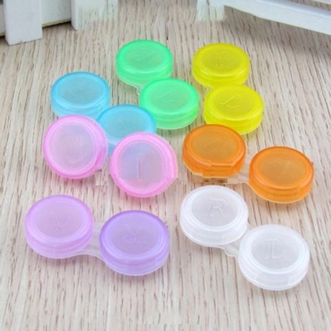 Khay Đựng Kính Áp Tròng Nhựa ABS Nhiều Màu - Thiết Kế Gọn Nhẹ, Dễ Dàng Vệ Sinh và Bảo Quản Lens Thời Trang