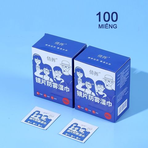 Combo Refresh Tears 15ml và Khăn Lau Mắt Kính Nano Tiện Lợi 100 Miếng - Giải Pháp Lau Kính Sạch, Ngăn Đọng Hơi Nước
