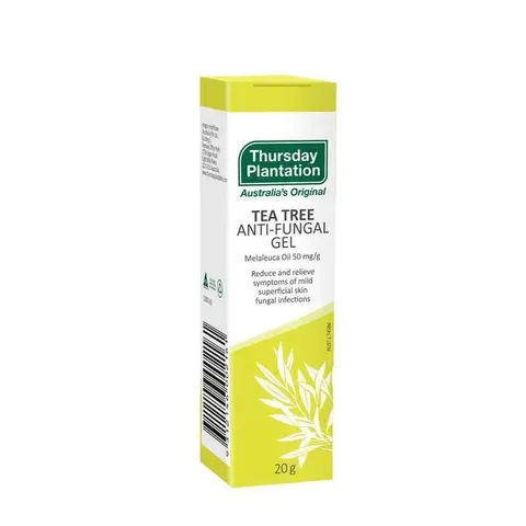 Gel Tràm Trà Giảm Nấm - Thursday Plantation Tea Tree Anti-Fungal Gel 20g, Hỗ Trợ Chữa Nấm Da, Ngứa Ngáy, Nhiễm Trùng Da