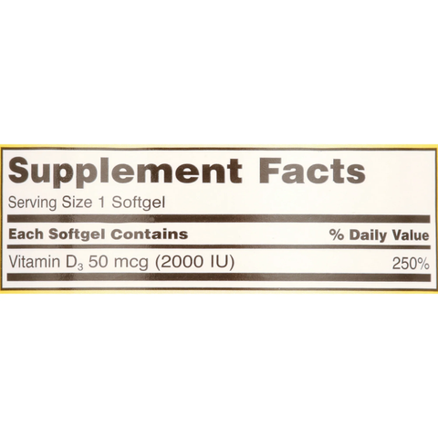 Viên Uống Vitamin D3 Kirkland Extra Strength 50mcg 2000IU - Hỗ Trợ Xương Khỏe, Tăng Cường Miễn Dịch - Lọ 600 Viên Mỹ