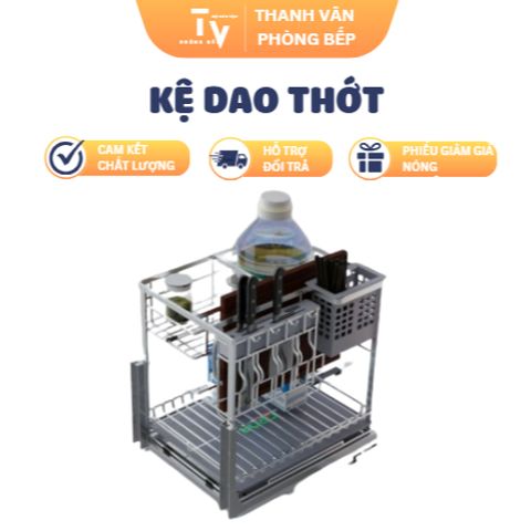 Kệ đựng dao thớt inox cao cấp - Dụng cụ gia dụng nhà bếp tiện lợi, đẹp và bền chắc, chọn lựa hoàn hảo cho mọi căn bếp! (TV1175)
