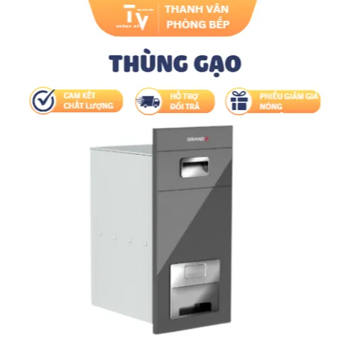 Thùng Gạo Inox Cao Cấp - Đồ Gia Dụng Nhà Bếp Tiện Lợi, Chất Lượng Cao - Phù Hợp Mọi Căn Bếp (TV1212)