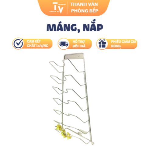Máng Nắp Inox Cao Cấp - Dụng Cụ Nhà Bếp Đa Năng, Chất Lượng Tốt, Kích Thước 25x65cm (TV1177)
