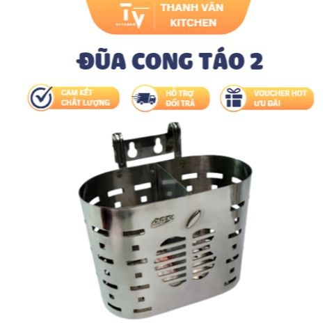 Đũa Cong Tái 2 - Dụng Cụ Nhà Bếp Inox Cao Cấp - Hàng Chính Hãng TVKITCHEN, Thiết Kế Đẹp, Đa Dạng Kích Thước (TV1195)