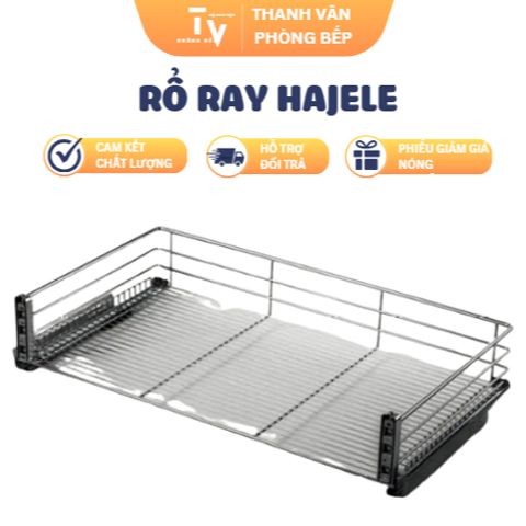 Rổ ray HAJELE Inox Cao Cấp - 50x80cm Chất Lượng Cho Bếp Nhà - Dụng Cụ Gia Dụng Tiện Lợi TVKITCHEN (TV1187)