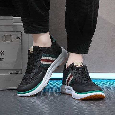 Giày Nam Da PU BX08 Thể Thao Trẻ Trung - Giày Sneakers Năng Động Chất Liệu Mềm Êm Chân, Có 3 Màu sắc Đen, Trắng, Vàng