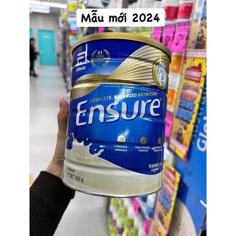 Sữa Bột Ensure Úc Vị Vani 850g - Sản Phẩm Dinh Dưỡng Chất Lượng Cao, Bổ Sung Năng Lượng và Vitamin Cho Người Cao Tuổi và Người Khỏe Mạnh