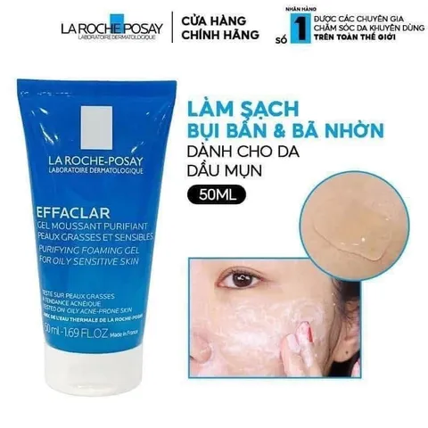 Sửa rửa mặt Gel Rửa Mặt La Roche-Posay Dành Cho Da Dầu 200ml
