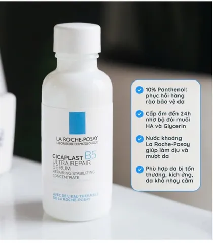 Tinh Chất / Serum La Roche-Posay Cicaplast B5 Ultra Repair Serum Phục Hồi, Cấp Ẩm & Tái Tạo Da 30ml