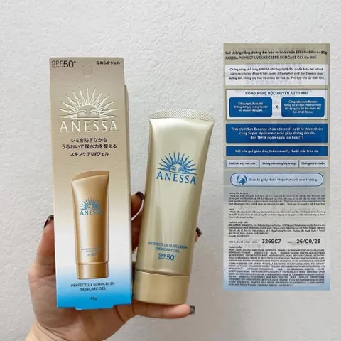 Gel Chống Nắng Anessa SPF50+/PA++++ Dưỡng Ẩm, Bảo Vệ Da Hoàn Hảo 90g - Kem Chống Nắng Nhật Bản Chất Lượng Cao