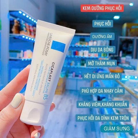 (Chính hãng) Kem Dưỡng La Roche-Posay Cicaplast Balm B5+ 40ml - Phục Hồi Da Khô Nhạy Cảm, Dưỡng Ẩm Hiệu Quả, Sản Phẩm Mỹ Phẩm ổn nhập khẩu
