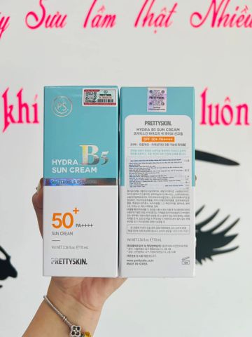 Kem Chống Nắng Pretty Skin Hydra B5 SPF 50+/PA+++ - Dưỡng Trắng, Bảo Vệ Da, Chất Lượng Hàn Quốc, Chống Oxy Hóa, Dưỡng Ẩm