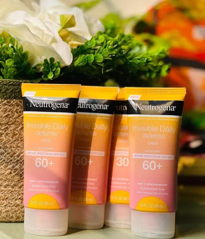 Kem Chống Nắng Neutrogena Invisible Daily Defense Lotion SPF 60 88ml - Bảo Vệ Da Chống Tia UVA/UVB, Dưỡng Ẩm Nhẹ Nhàng