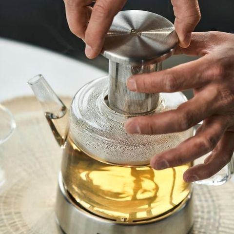 Ấm pha trà Zwilling Sorrento 0,8L cao cấp với đế hâm nóng bằng thép không gỉ - Thiết kế hiện đại và tiện dụng cho trà ngon hơn
