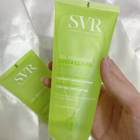 Sữa Rửa Mặt Cho Da Dầu Nhạy Cảm Svr Sebiaclear Gel Moussant 200ml