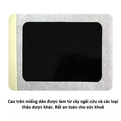 Cao Ngải Cứu Dán Giảm Đau Khớp, Cổ Vai Gáy - Hỗ Trợ Điều Trị Đau Đầu, Thể Thao, Chấn Thương, 20 Lá