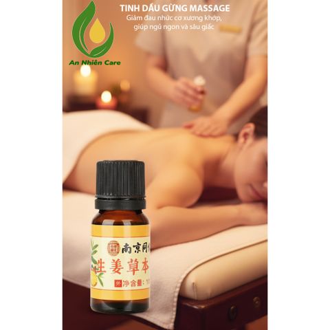 Tinh Dầu Ngải Cứu & Gừng - Chăm Sóc Da, Giảm Đau Đầu, Giúp Ngủ Sâu, Dưỡng Ẩm Tự Nhiên, Hỗ Trợ Làm Mờ Vết Rạn Da