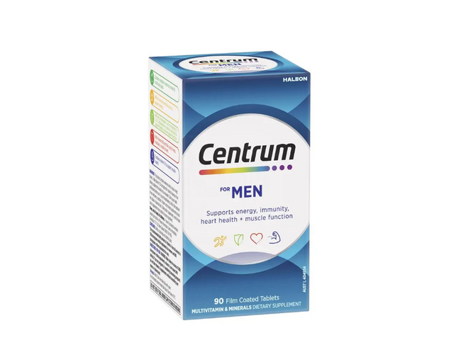 Viên Uống Vitamin Tổng Hợp Centrum For Men 90 Viên - Bổ Sung Đặc Biệt Cho Nam Giới Hỗ Trợ Năng Lượng Và Sức Khỏe