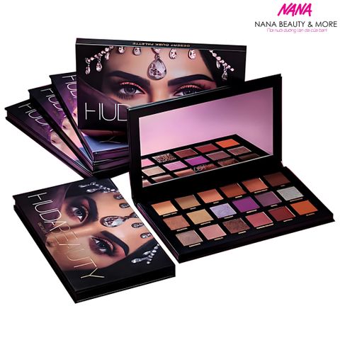 Bảng Phấn Mắt Huda Beauty Desert Dusk 25.2g - 18 Màu Độc Đáo Lấy Cảm Hứng Từ Sa Mạc, Trang Điểm Thời Thượng