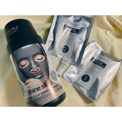Mặt Nạ Peel-Off Casmara Shine Stop Original - Kiềm Dầu, Giảm Mụn, Làn Da Sáng Mịn Từ Algae, 25g Tây Ban Nha