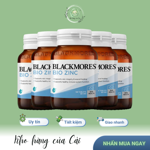 Viên Uống Kẽm Blackmores 14mg - Hỗ Trợ Miễn Dịch, Da Khỏe, 168 Viên Nhập Khẩu Chính Hãng Úc