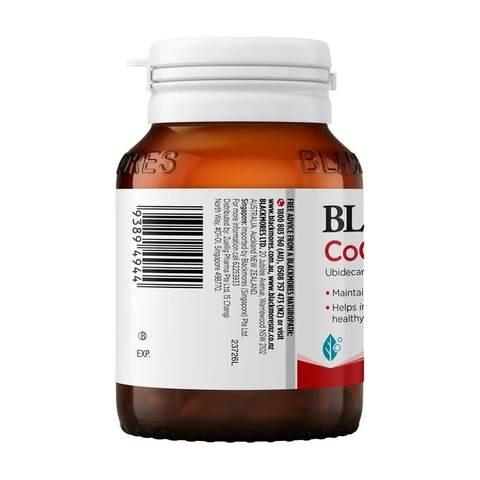Viên Uống Blackmores CoQ10 150mg - Hỗ Trợ Năng Lượng Cho Tim Mạch, Lọ 30 Viên Chính Hãng Úc