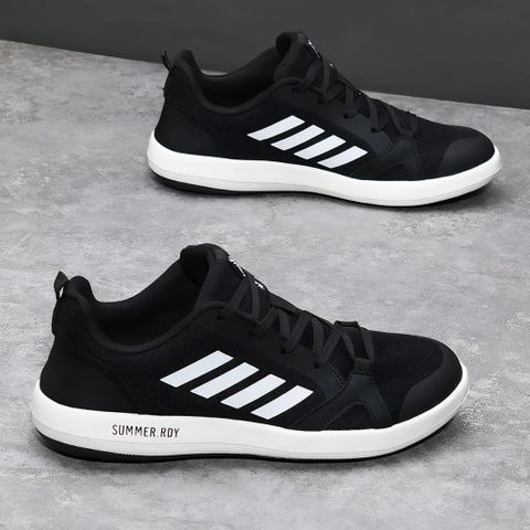 Giày Nam Sneaker Thoáng Khí Thời Trang, Giày Thể Thao Tập Gym và Chạy Bộ Dễ Phối Đồ - Phong Cách Năng Động, Đen