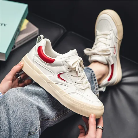 Giày Nam Sneaker M518 Hotrend - Giày Thể Thao Kiểu Dáng Classic Hàn Quốc - Đế Đúc, Da PU, Nhiều Kích Thước