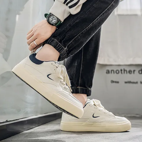 Giày Nam Sneaker M518 Hotrend - Giày Thể Thao Kiểu Dáng Classic Hàn Quốc - Đế Đúc, Da PU, Nhiều Kích Thước
