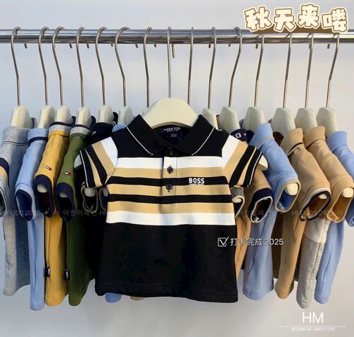 Áo Polo Modo Kids - Thời Trang Bé Trai Chất Liệu Cotton Mềm Mại, Nhiều Màu Sắc, Phù Hợp Đi Học và Tiệc Tùng