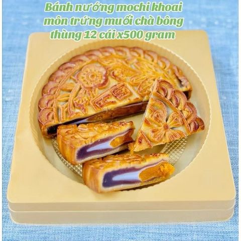 Bánh Nướng Nhân Mochi Khoai Môn Trứng Muối - Món Ngon Vặt Độc Đáo Hương Vị Truyền Thống và Hiện Đại