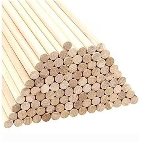 Thanh Gỗ Thông Tròn 2cm Đường Kính Dài 1m - Phụ Kiện Treo Rèm và Macrame Hàng Nhập Khẩu Chất Lượng Cao