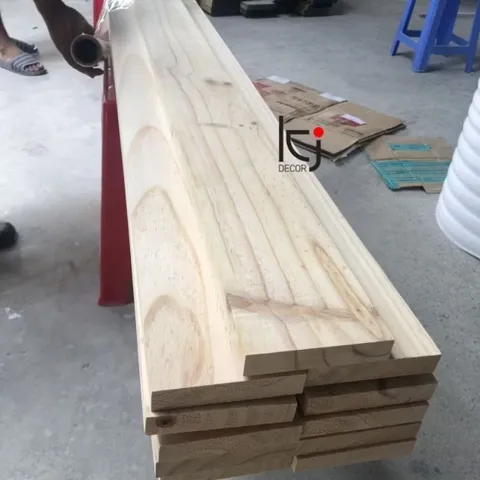 Thanh Gỗ Thông Láng Mịn 100x15x2,5 cm - Vật Liệu Trang Trí Nội Thất Nhà Cửa & Đời Sống
