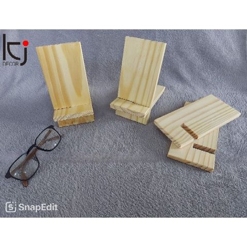 Giá Đỡ Điện Thoại Thông Minh Bằng Gỗ Tự Nhiên - Thiết Kế Vintage Mộc Mạc, Hiện Đại, Bảo Đảm An Toàn Sức Khỏe