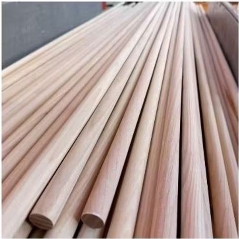 Thanh Gỗ Thông Tròn Đường Kính 2cm Dùng Treo Rèm - Phụ Kiện Macrame Cho Trang Trí Nhà Cửa