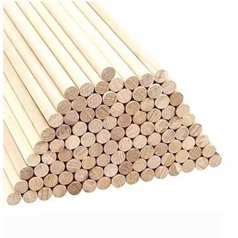 Thanh Gỗ Thông Tròn Đường Kính 2cm Dùng Treo Rèm - Phụ Kiện Macrame Cho Trang Trí Nhà Cửa