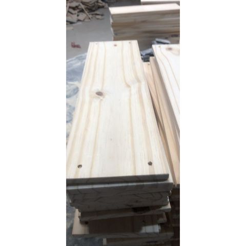 Combo 6 Tấm Kệ Trang Trí Treo Tường Gỗ Thông Nhập Khẩu - Kích Thước 40x13x1.5 cm - Phụ Kiện Nhà Cửa Hiện Đại