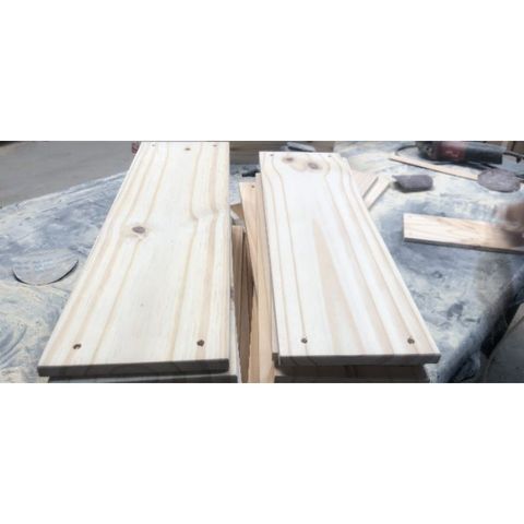 Combo 6 Tấm Kệ Trang Trí Treo Tường Gỗ Thông Nhập Khẩu - Kích Thước 40x13x1.5 cm - Phụ Kiện Nhà Cửa Hiện Đại