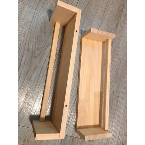 Kệ Treo Tường Chữ U Gỗ Thông 60x15x10cm - Kệ Đựng Gia Vị, Sách, Trang Trí Cho Không Gian Nhỏ Gọn, Xinh Xắn