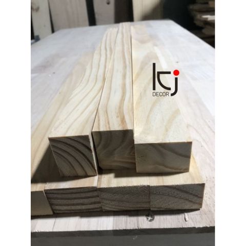 Thanh Gỗ Thông Dài 100x4x2 cm - Láng Mịn 4 Mặt, Gỗ Nhập Khẩu Chất Lượng Cao, Phụ Kiện Nội Thất Nhà Cửa