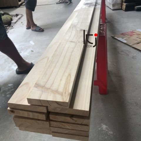 Thanh Gỗ Thông Láng Mịn 50x10x3cm - Dụng Cụ Tiện Ích Làm Mộc Chất Liệu Tự Nhiên