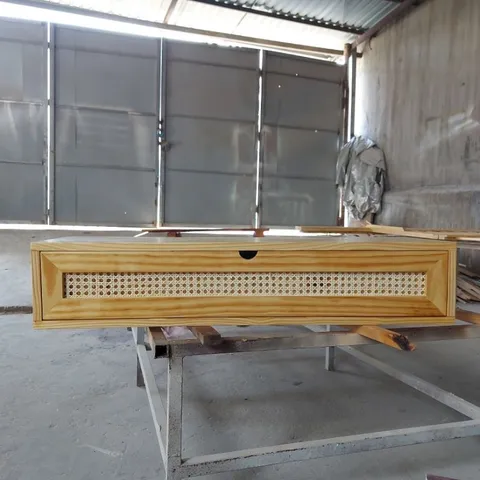 Bàn Trang Điểm Âm Tường Đan Mây - Thiết Kế Tiết Kiệm Không Gian, Chống Ẩm Mốc & Mối Mọt, Kích Thước 100x30x20cm