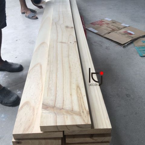 Combo 3 Tấm Gỗ Thông Láng Mịn 100x10x2 cm - Gỗ Tự Nhiên Chất Lượng Cao Cho DIY, Trang Trí Nhà Cửa