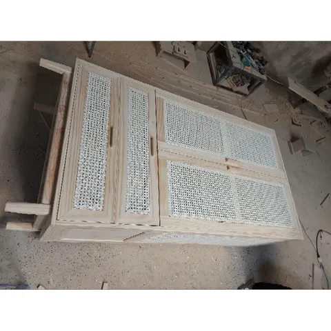 Tủ Quần Áo Cánh Mây Gỗ Thông Nhập Khẩu 100x55x200cm - Đẹp, Bền, Phong Cách Thiết Kế Hiện Đại, Thích Hợp Cho Nhà Cửa